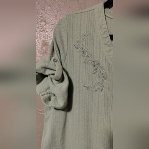 Sage Green Cottagecore Blouse